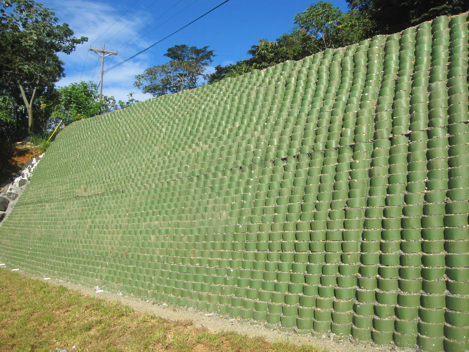 Earthmate Wallstrain Hdpe Textured Perforated Geocell Wallstrain